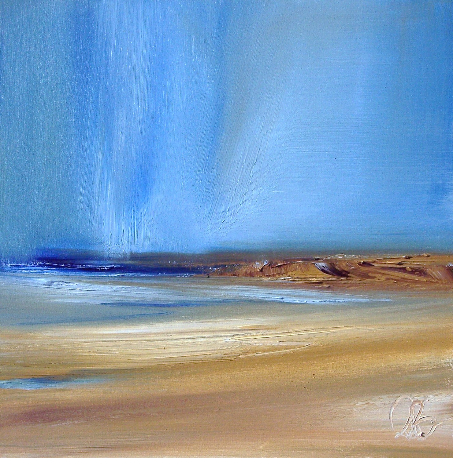 'Coastal Calm ' by artist Rosanne Barr